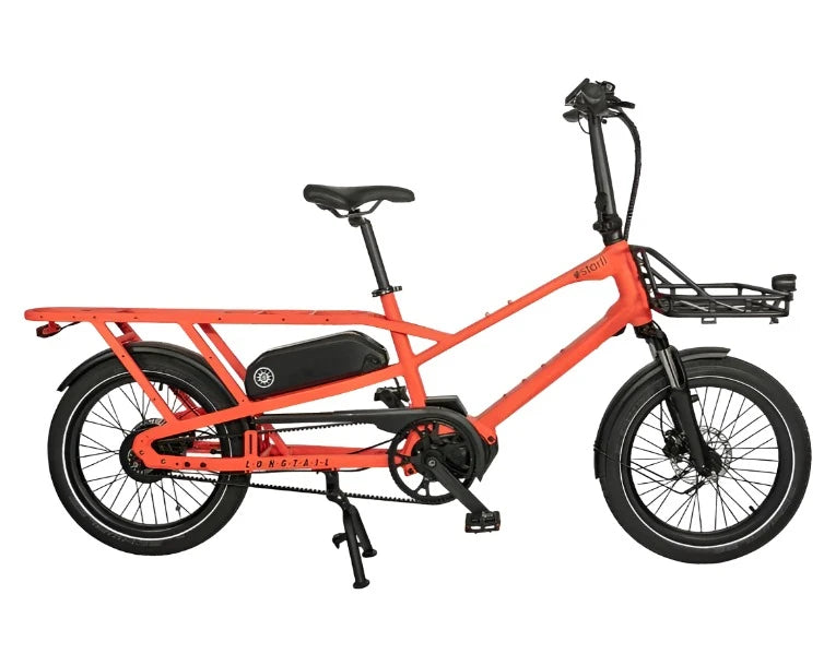 Orange cargo bike online